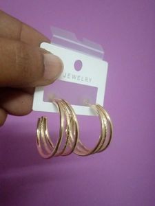 Hoop Earrings-Anti Tarnish- Office Wear Ear Rings