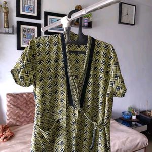 🛍️Patterned Green House Coat⭐⭐⭐⭐