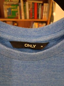 Blue Puff Sleeve Top Only Brand