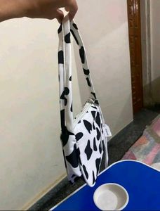Cow Print Handbag