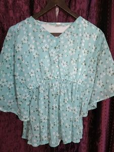 floral top with pattern