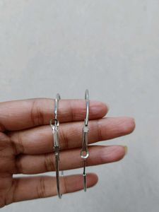 Silver Hoop Earrings