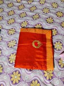 Orange Festive Saree