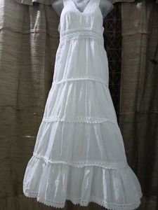 White Crochet Sundress