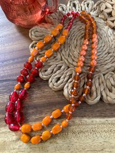 Vintage Beaded Necklace Set