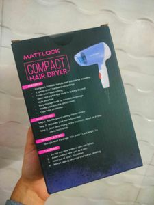 MATTLOOK Compact Hair Dryer - 1000W
