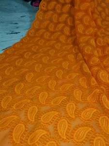 Orange Chicken Work Fabric