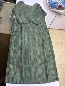 Striped Green Kurta