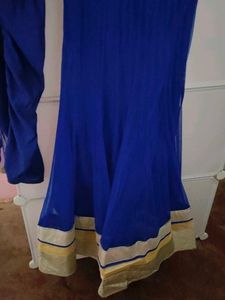 Elegant Blue Embroidered Kurta Set