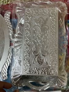 Silver Plated Pooja Thali Set