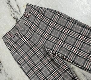 Marks and spencer plaid vintage trousers