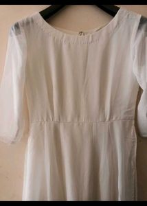 Elegant White Embroidered Kurta Set