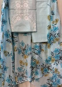 Cotton Embroidery Suit