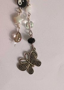 Swirl Butterfly Phone Charm
