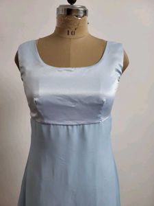 Elegant Blue Maxi Dress