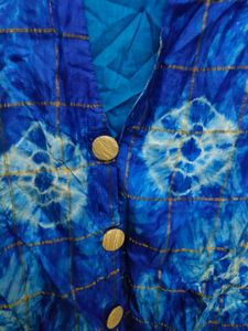 Blue Patterned Jacket