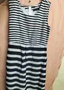 Striped Sleeveless Dress