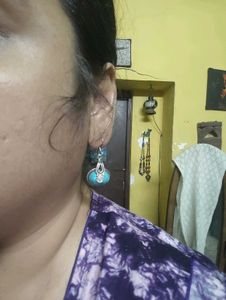 92.5 Pure Silver Turquoise Earrings