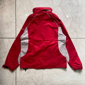 Columbia Titanium Red/Gray Hardshell Ski Jacket