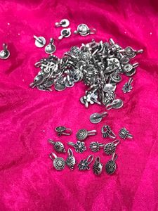 clip on oxidised nosepin (randomly chosen combo of 5)