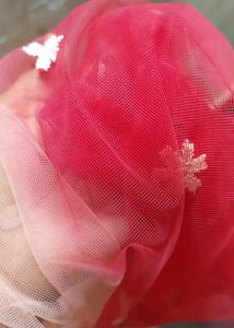 Net Pink Dupatta