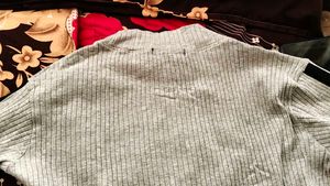 Tommy Hilfiger Ribbed Mock Neck Top