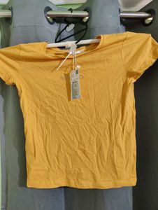 Brand Logo Detail Pure Cotton Tshirt
