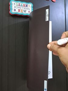 Magnetic white board planner sheet.