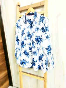 Fine Cotton Printed Shirt Bust Size-42