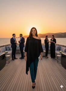 ✨Unleash Your Inner Diva:The Asymmetrical Onyx Dra