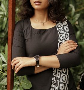 Black kurti set