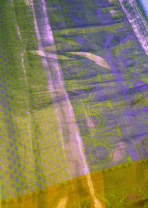 Shinning Green Colour Soft Banarasi Silk Saree