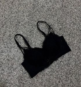 Black Lace Bra