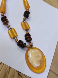 Yellow Colour Neckpiece