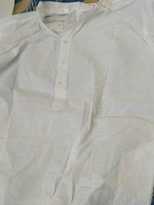 White Cotton Kurta  for Holi time masjid ,churc