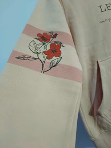 Cute Pink Graphic Zip-Up Hoodie