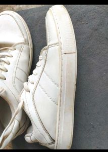Highlander White Casual Shoes