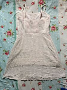 A Mini Light Pink Dress