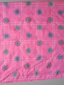 Pink Patterned Scarf And Palazzo Pant