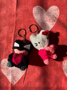 !!RESTOCK!! Crochet Hello Kitty And Batman