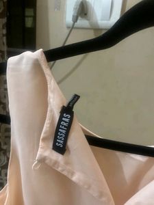 put your best offers nude shade short dress