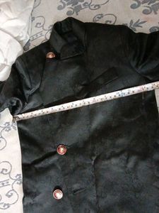 2 Black Colour Designer Sherwani