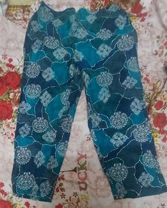 Blue Embroidered Top Size XXL