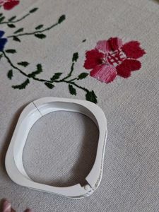 White Bangle Bracelet