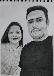 Customised Portrait Sketches🤗❤️