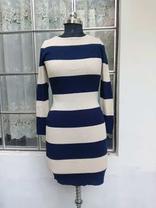 Metallic Dark Blue Jacket With Inner