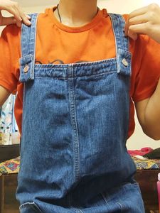 Denim Pinafore Dress