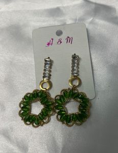 Brand New Green  Earrings