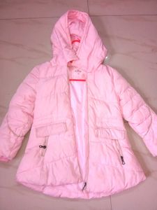 Pink Padded Winter Coat