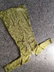 Green Floral Kurta